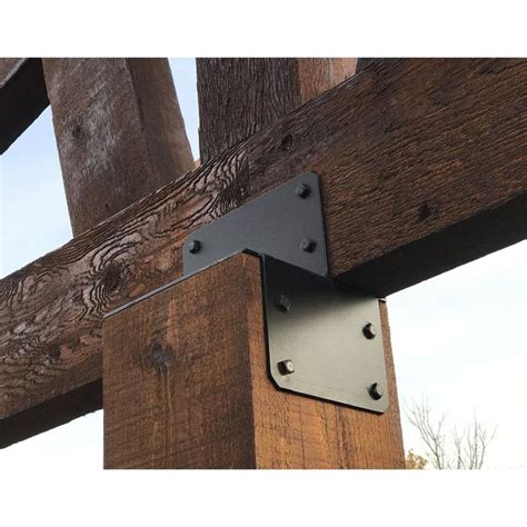 black metal beam bracket|10 black beam brackets.